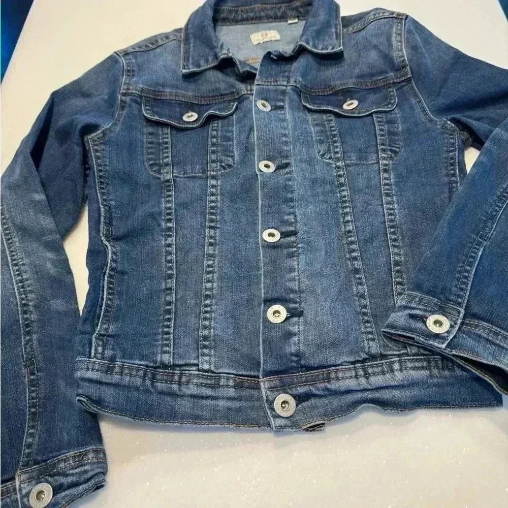 AG Jeans Adriano Goldschmied kids jean jacket size small - Picture 6 of 12
